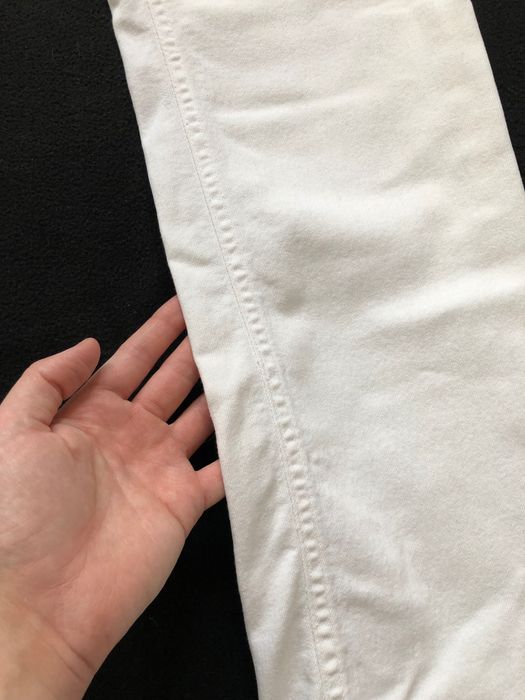 Spodnie Acne Jeans white unisex