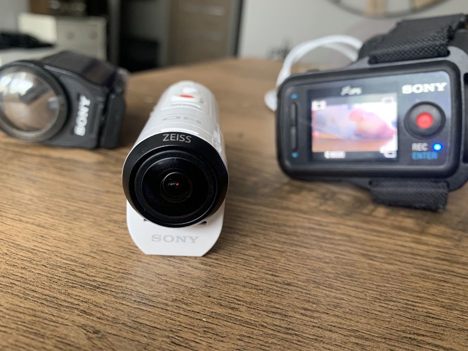 Podwodna Kamera Sony HDR-AZ1 plus LCD Sony LVR2V/Komplet!