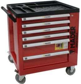 Carro ferramentas modelo XL 6 gavetas 156 peças novidade