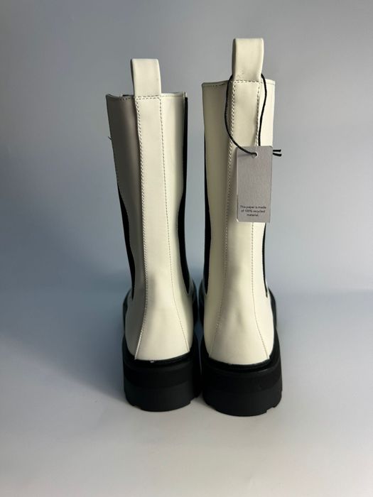 Nowe botki wysokie damskie EVEN & ODD białe 40