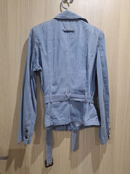 (458) Kurtka jeansowa damska r.L