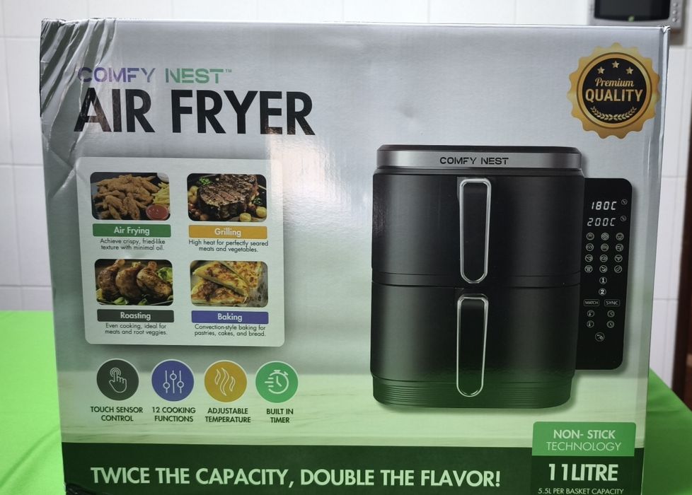 Air Fryer Cesta Dupla 11Lt.