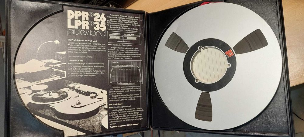 Bobines Metalicas Revox e BASF 10.5p
