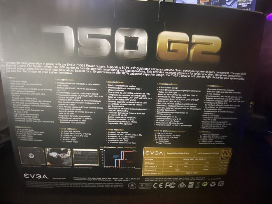 EVGA Supernova 750 G2