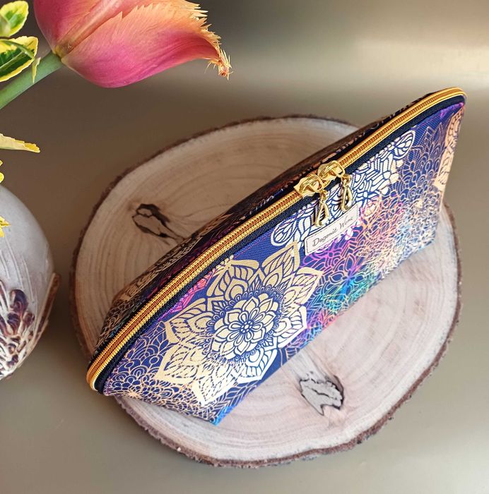 Kosmetyczka damska handmade rękodzieło na prezent L