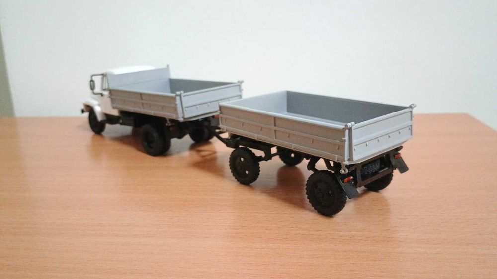 Масштабная модель 1/43 Сцепка (конверсия) грузовик с прицепом!: 2