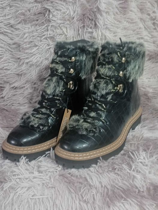 Ocieplane buty za kostkę