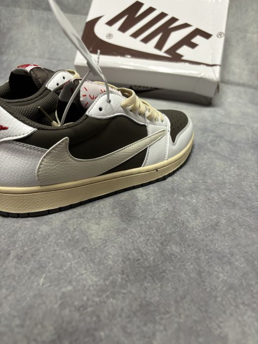 Кроссовки Nike Travis scott x air jordan 1 low mocha, найк