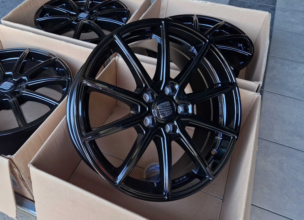 Alufelgi 17 5x112 Seat Leon Ateca Toledo Exeo Altea Tarraco Czarne 70#