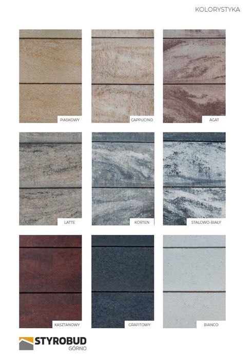 Ogrodzenie gładkie bloczek betonowy gazon donica, słupek 36x36x20