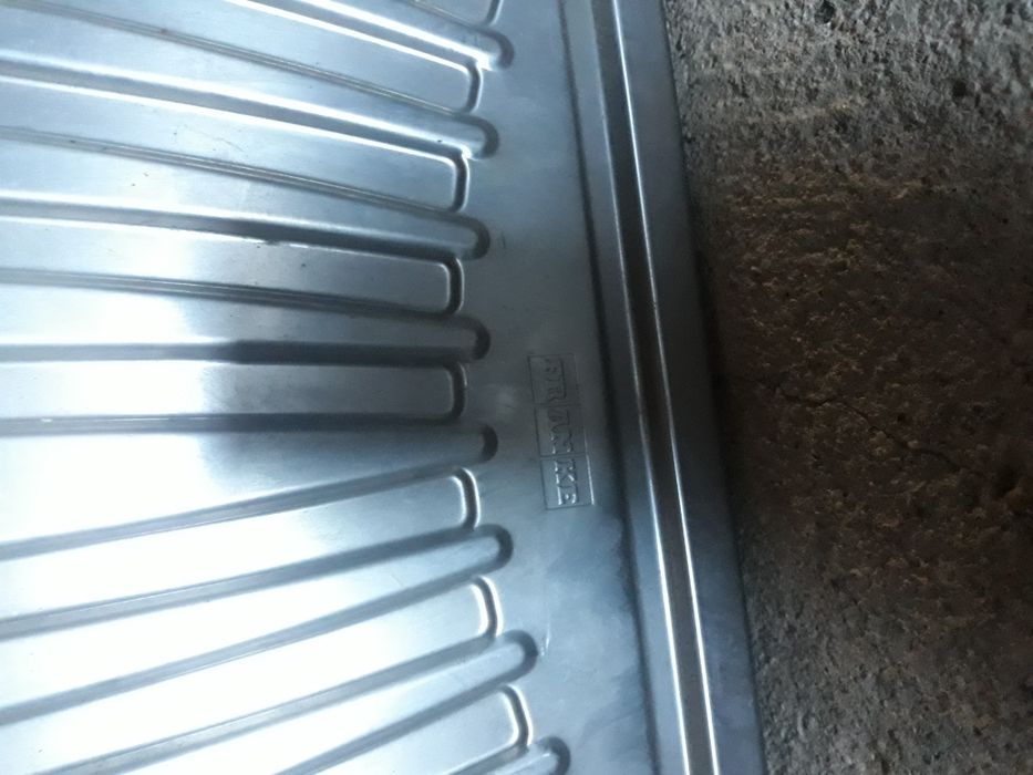 Lavatorios em inox domestico de 2 cubas de encastrar