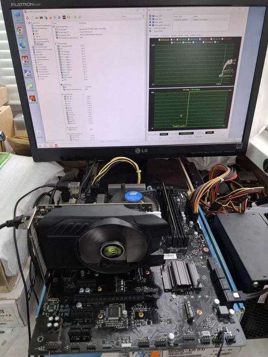 Asrock Z590 PG4 + I5 10400F + Кулер