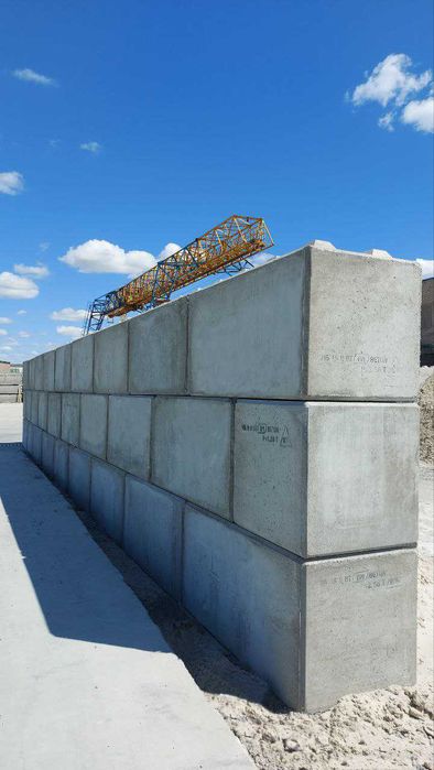 Модульні блоки МБ,  блок модульный бетонный