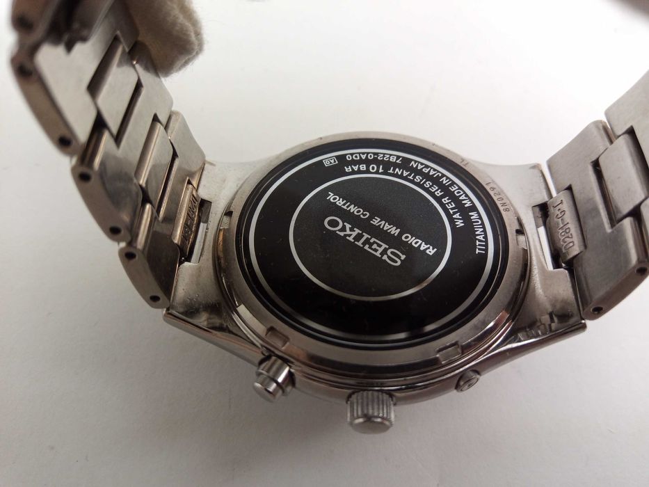 Мужские часы Seiko Solar SBTM003 радиоконтроль, титан, сапфир, Japan made