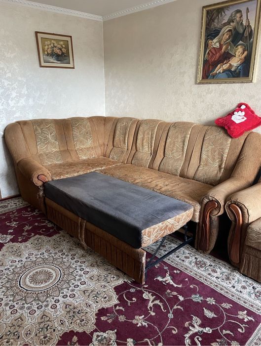 Куток розкладний, диван + крісло