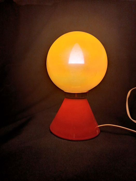 Candeeiro de mesa vintage da era espacial (Space Age),década de 1960 o