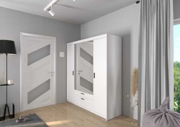 Szafa 180cm z lustrem