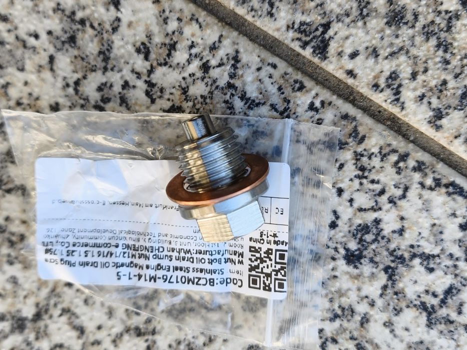 2x bujões magnéticos oleo
