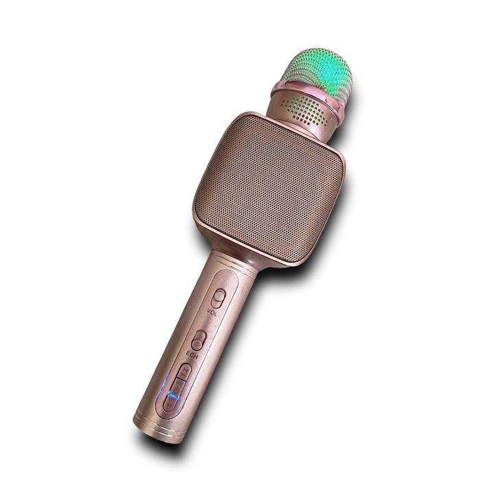 Forever zestaw bezprzewodowy mikrofon karaoke z glośnikiem i LED