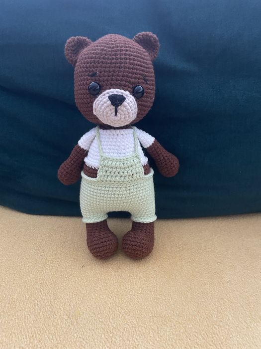 Szydełkowy mały miś