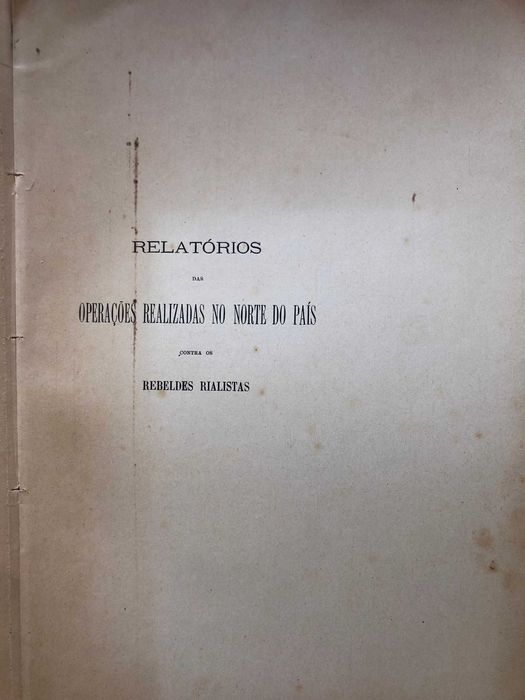 Combates de Vila Verde e Chaves_1912 - Relatórios Oficiais