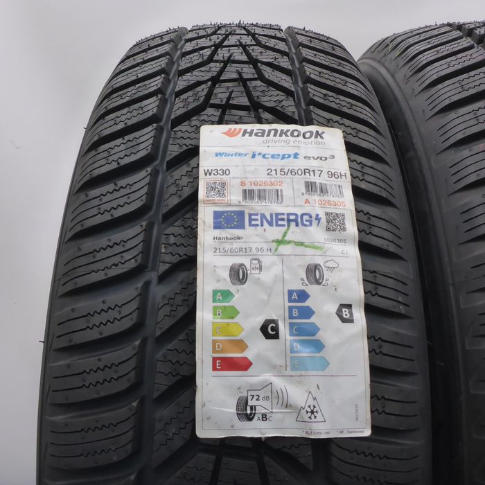 Opony 215/60/17 Hankook 215/60R17 96H Evo3 W330 Zimowe 2022 Nieużywane
