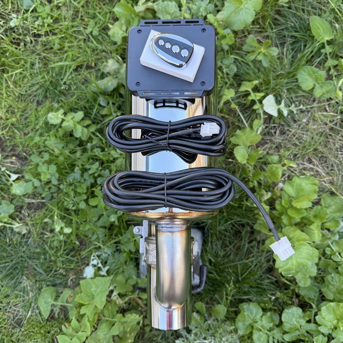 Panela de escape com válvula elétrica