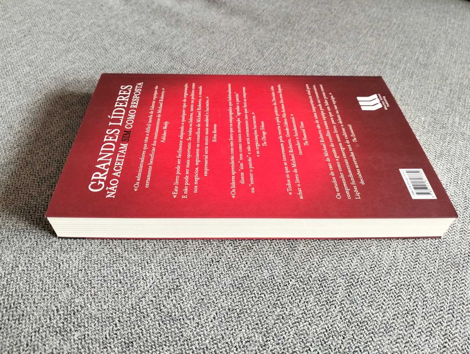 Livro "Grandes líderes não aceitam sim como resposta" Michael Roberto