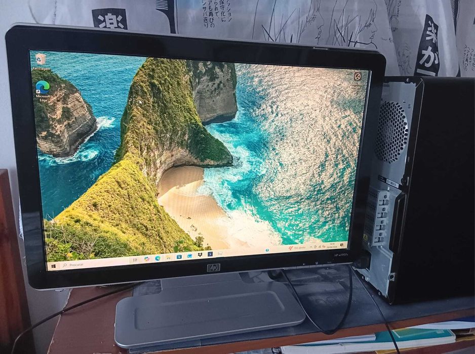 Computador Completo HP Pavilion + Monitor HP 19" | Totalmente Formatado