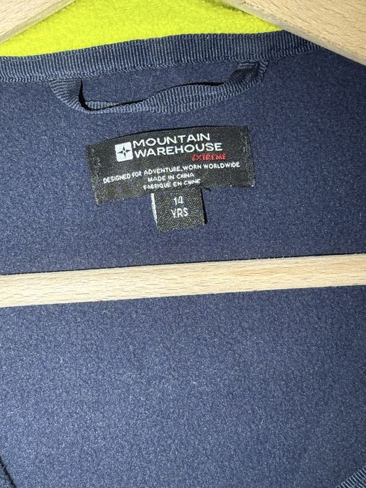 Водонепроникна синя куртка Mountain Warehouse Kids 3-в-1  14 років