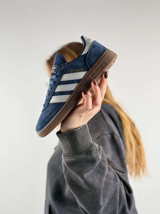 Жіночі кросівки адідас Adidas Handball Spezial Navy White [36-41]