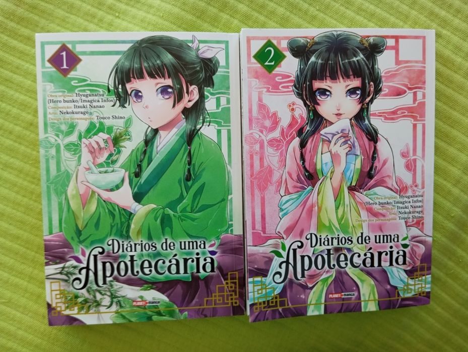 Mangá Diários de Uma Apotecária 1 e 2