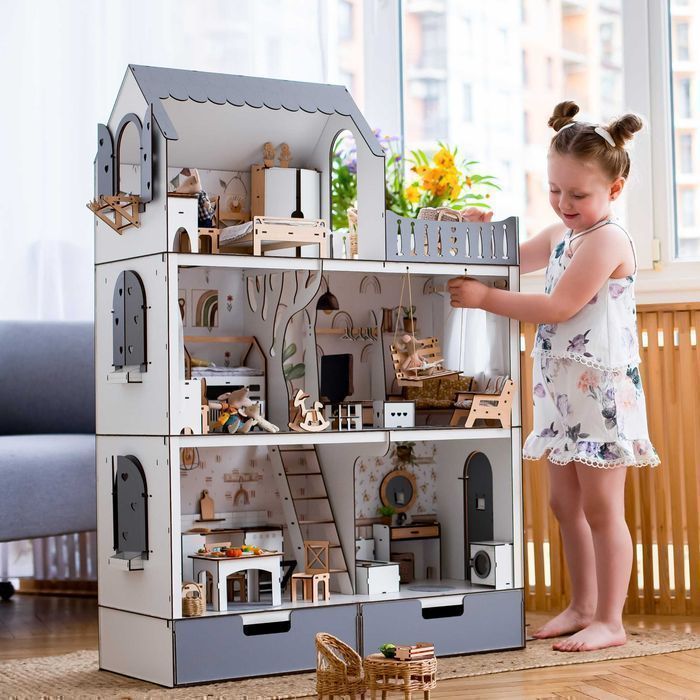 Ляльковий будинок Кукольный домик Дом куклы Барбі ЛОЛ LOL