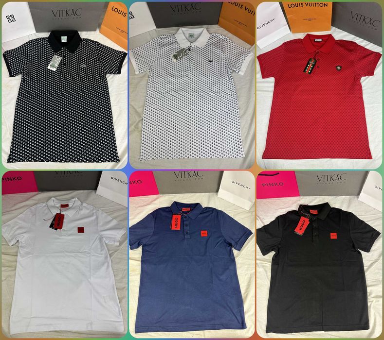 Koszulka Polo męska Lacoste Hugo Boss nowość Gucci premium