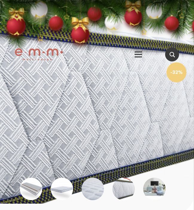 ‼️140*200  160*200  180*200‼️ КОКОС матрац В наявності Доставка Матрас