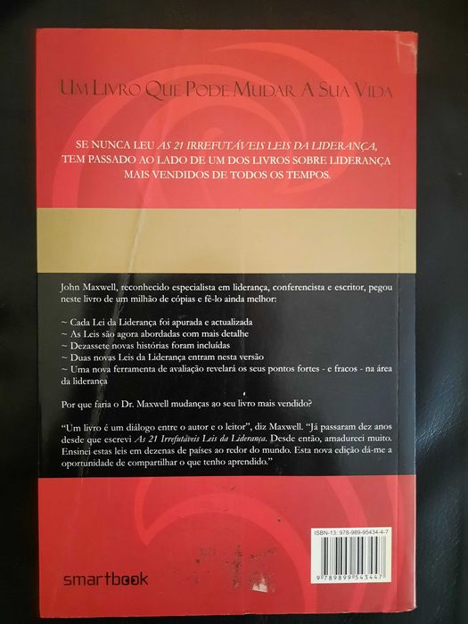 As 21 Irrefutáveis Leis da Liderança- John C Maxwell