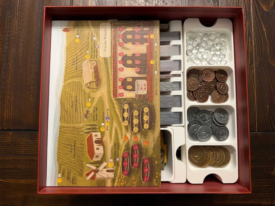 Insert organizer do gry Viticulture – Wine Crate Edition