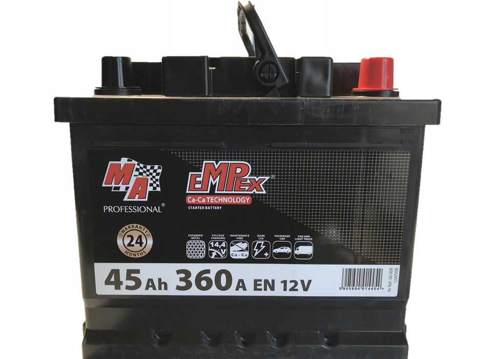 Akumulator Empex 45Ah 360A 12V P+