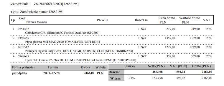 Komputer Stacjonarny  DOBRE PODZESPOŁY Karta Graficzna Zintegrowana !