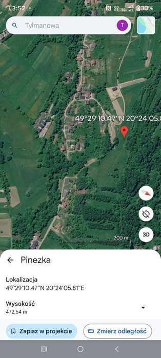 Działka w górach, Tylmanowa, widokowa