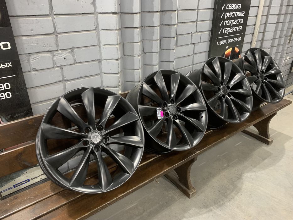 99 Оригинальные литые диски Tesla Model S  5/120 R21 et40