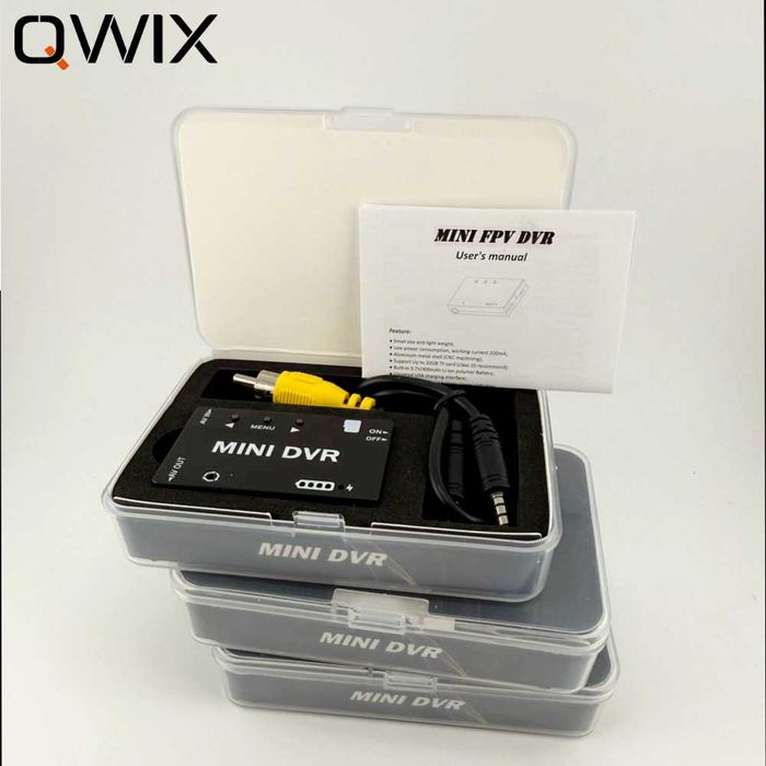 Mini DVR модуль FPV, NTSC/PAL, з вбудованим акумулятором