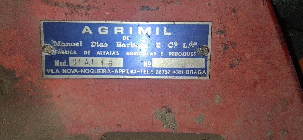 Vendo charrua agrimil  16"