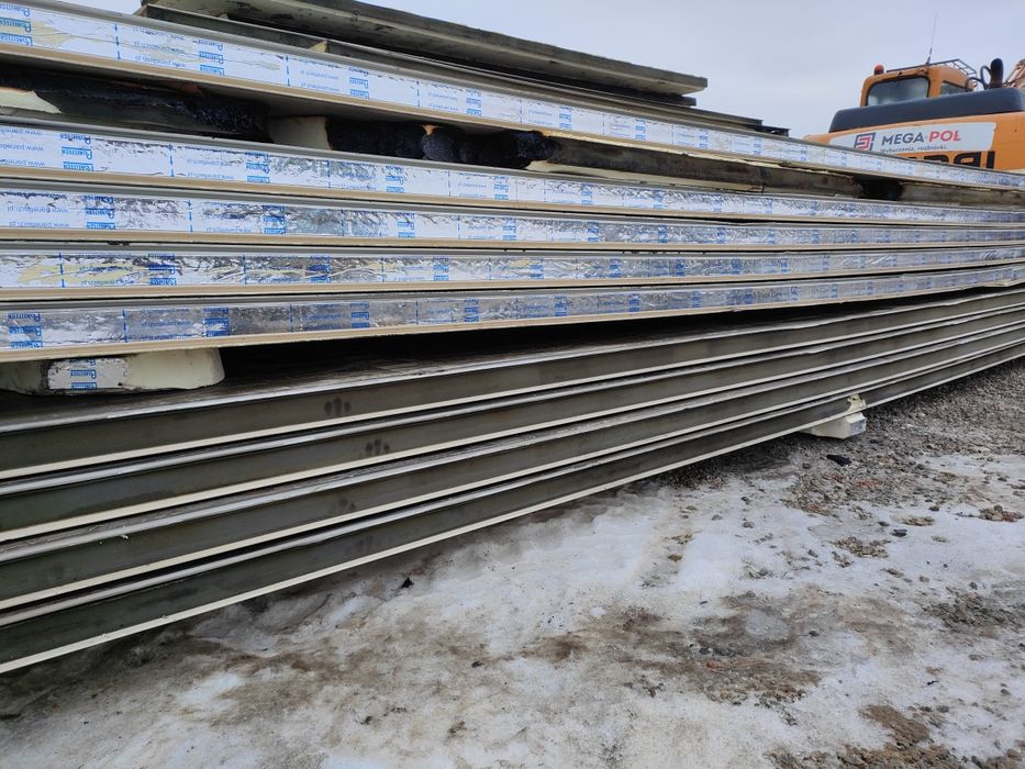 Płyty warstwowe Ścienne 10cm. 350m2