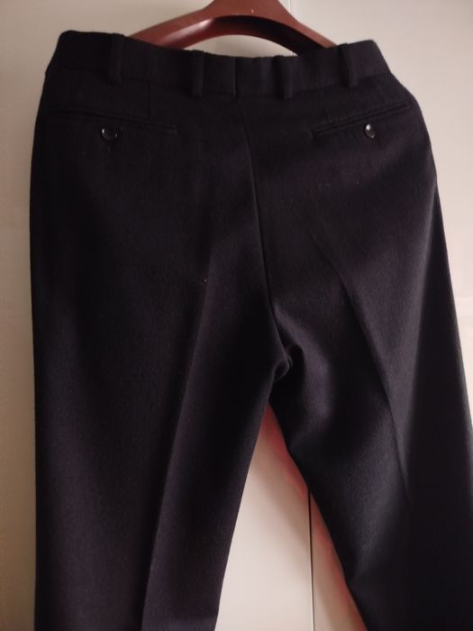 Nowe czarne spodnie na kant wełniane Vistula 188/90 XL