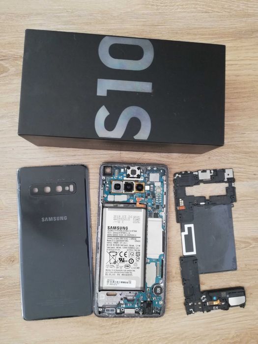 Samsung Galaxy s10 płyta głowna, ramka, bateria, klapka, aparaty