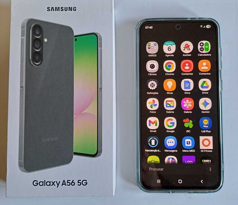 Samsung A56 5G 8/256 em otimo estado com caixa e fatura.