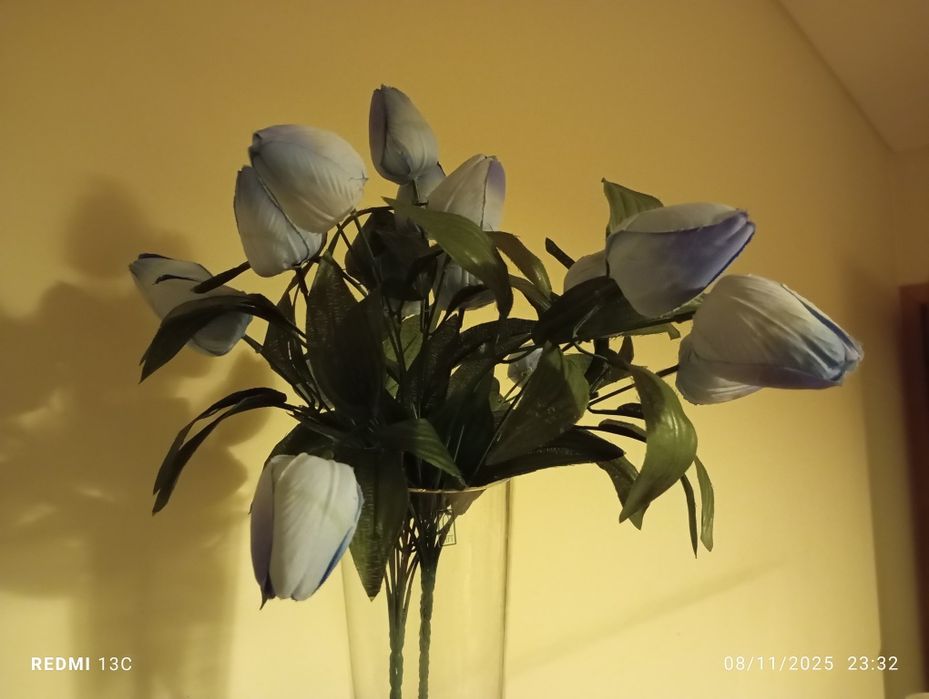 Flores artificiais decorativas
