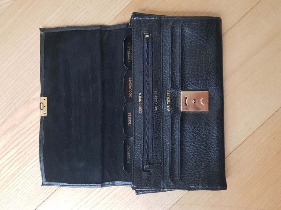 Czarna torebka/portfel