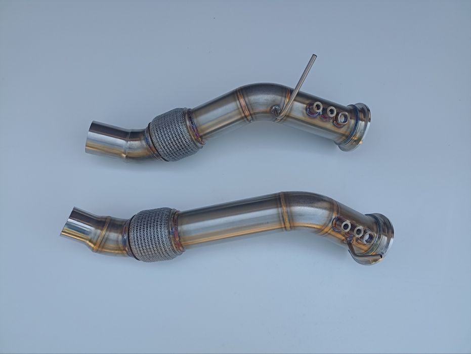 Downpipe BMW M57N i M57N2 - e90, e60, e46 opcja 4 cale z wyjściem na 3